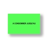 Etiquettes permanentes 20x16 vert fluo "ACJQ" pour pince 1136 Paxar Monarch Avery